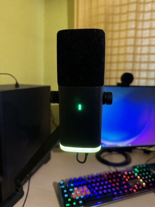 Мікрофон Fifine Am8 + BM88 стійка-лікоть для мікрофона