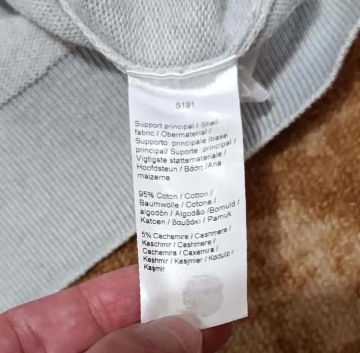 Светр чоловічий Lacoste оригінал котон кашемір