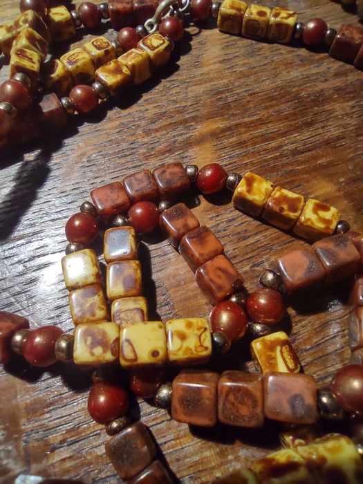 Stary naszyjnik szkło weneckie Murano