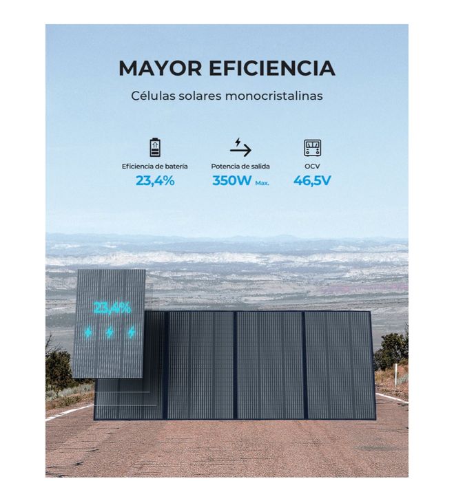 Gerador eletrico portatil Bluetti AC70 + Painel Solar PV 350 Bluetti