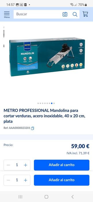 Mandolina profissional Makro