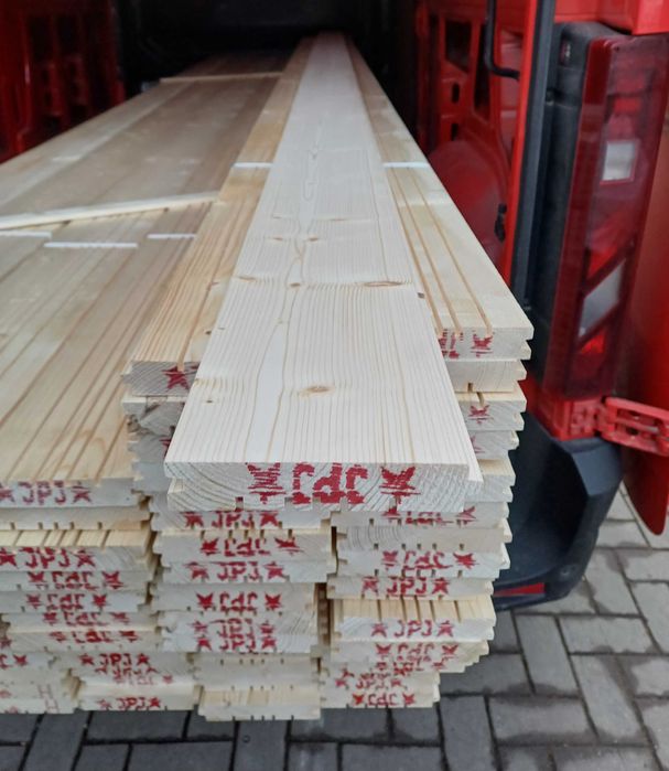 Deska tarasowa podłogowa elewacyjna półbal boazeria szalówka podbitka