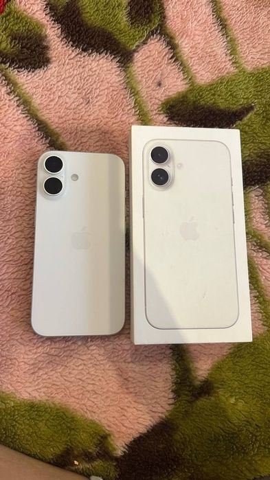 iPhone 16 128 ГБ, белый