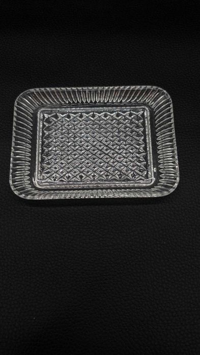Kryształowa patera, tacka do serwowania