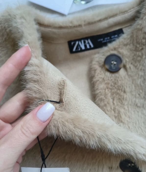 Трендова куртка/пальто/дублянка Zara в стилі Old Money.