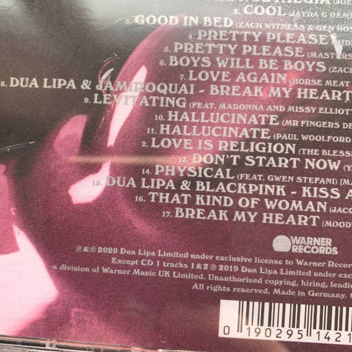 CD Dua Lipa – Future Nostalgia + Club Future Nostalgia Bonus Edition