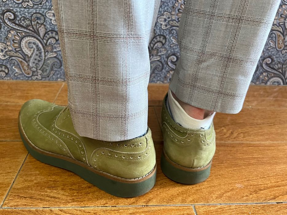 Чоловічі черевики/туфлі/оксфорди Valerio, нубук, 42р