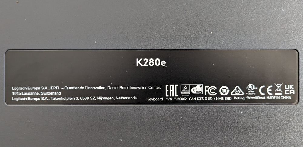 Teclado Espanhol Novo Logitech