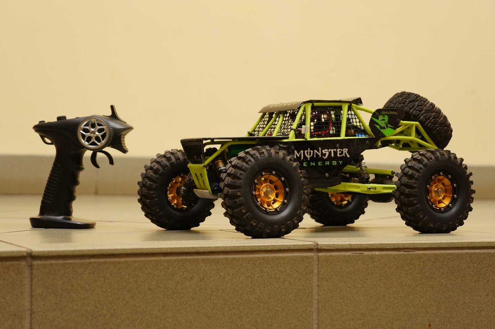 WLtoys 12428 - crawler/buggy - auto terenowe, model RC - monster - po modyfikacjach