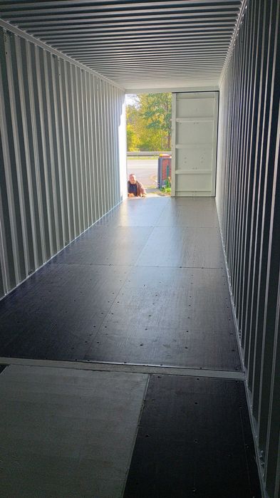 Kontener Morski 40 HC ONE WAY Antracyt 12 metrów Po jednej Trasie