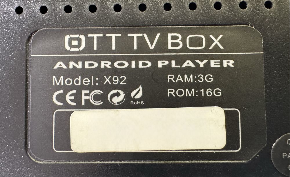 Smart TV приставка X92