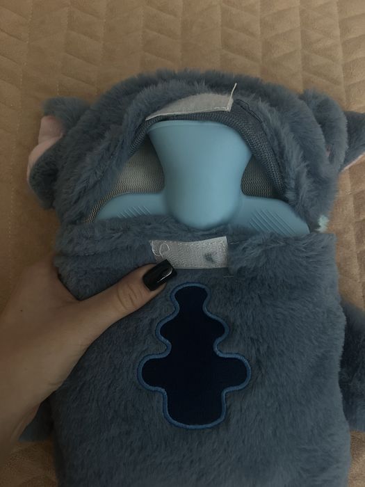 Мʼяка іграшка Стіч з грілкою