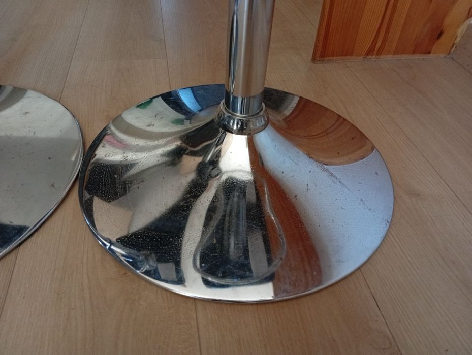 Conjunto de 3 bancos bar altos sintético preto