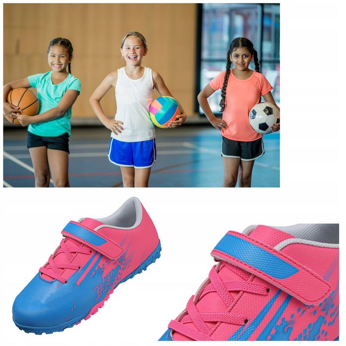 Buty Piłkarskie Dziecięce Unisex na Sztuczną Trawę i Halę 34