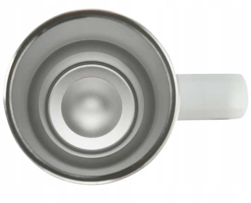 Kubek do picia z ergonomicznym uchwytem, ze słomką, duży, 1,2l, szary