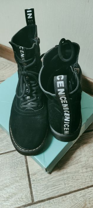 Жіночі замшеві черевики весна осінь, 38 розмір