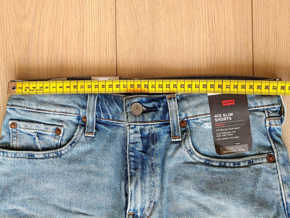 Шорты мужские джинсовые Levi's 412 Slim Fit 9"
