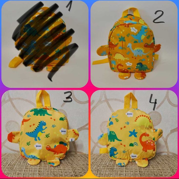 Рюкзак дитячий з динозаврами
