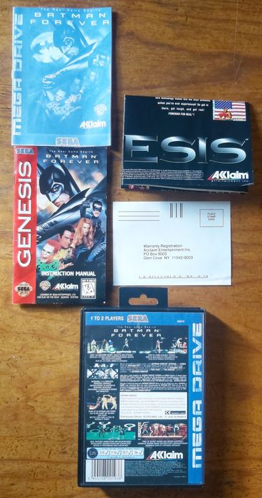 Mega Drive Batman Forever Completo.