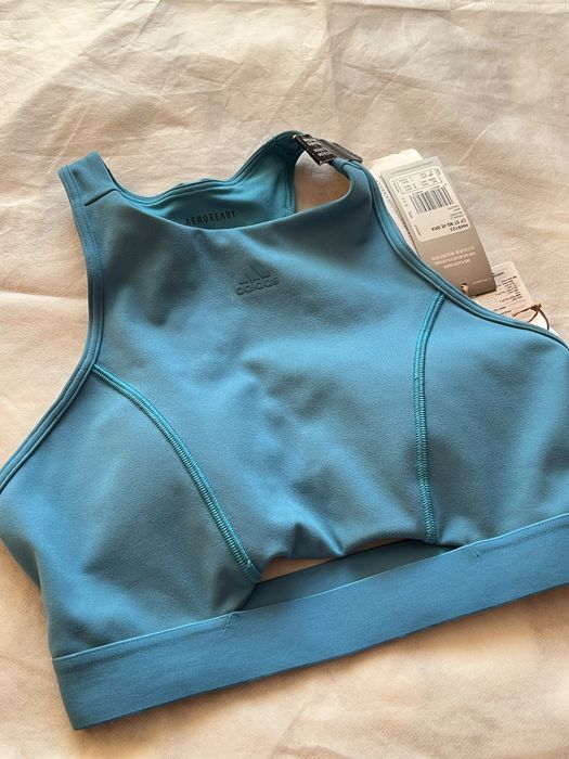 новий спортивний топ adidas aeroready, топік адідас із біркою