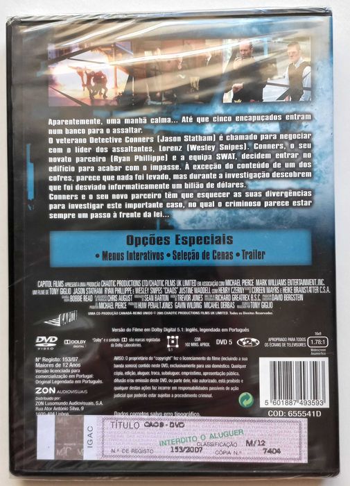 Filme em DVD Caos