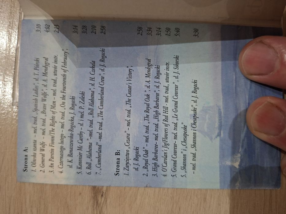 Cztery refy zestaw 3 kaset szanty