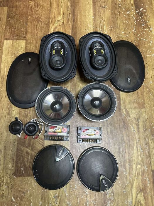 Продам Kicx динамики, кроссовер, пищалки.