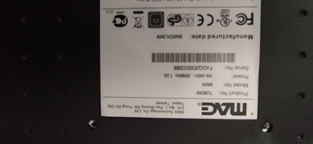 Монитор MAG TU953W 19