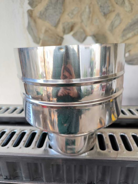 Chapéu de inox para chaminé