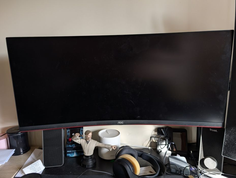 Monitor AOC CU34G2X/BK 34" Curvo UWQHD 144Hz — Ultrawide Gaming