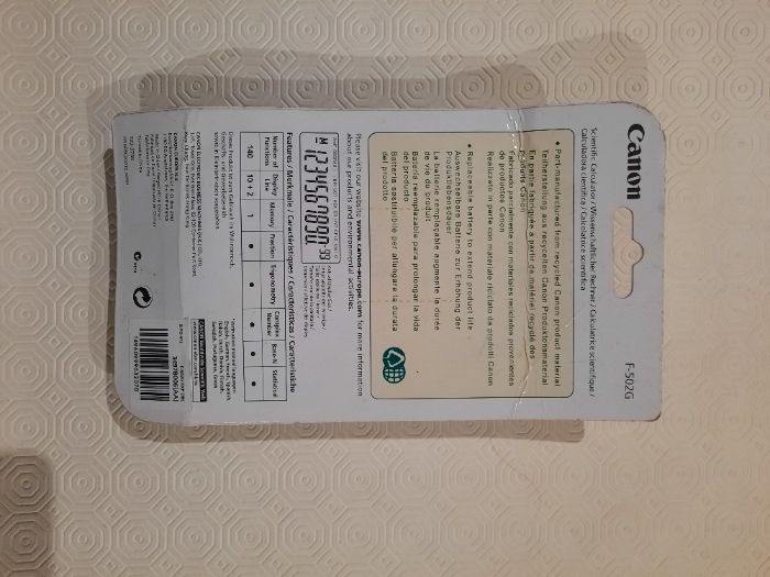 Calculadora F-502G Novo Selado