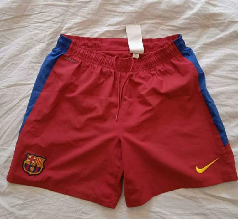 Calções da Nike Officiais do Barcelona Com pouco Uso