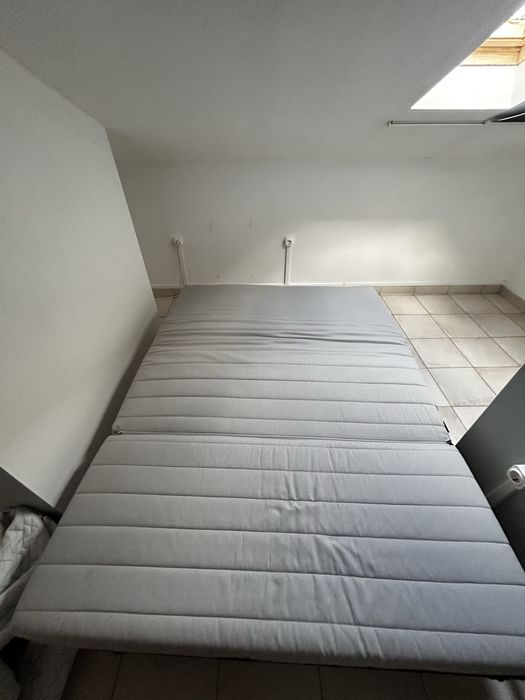 Cama convertivel para fora com colchao.