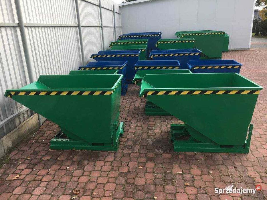 Podwójny system wyładowczy- NTK HD 600 litrów-Kontener-Koleba-Pojemnik