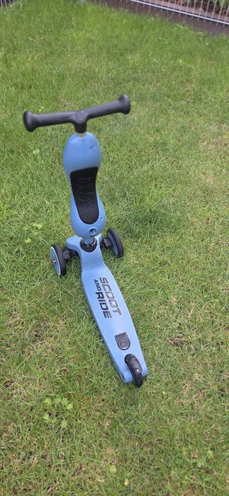 Scoot & Ride Highwaykick 1 niebieski – 2w1