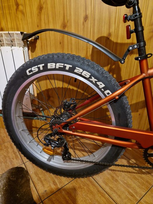 Rower MTB,Fatbike 26x4.0 Shimano 1x7 Tarczowe Hamulce