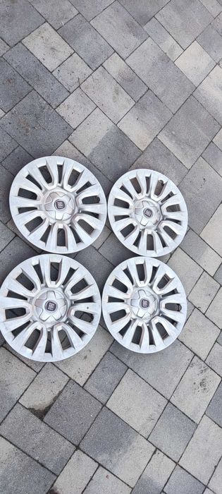 Oryginalne kołpaki Fiat 15 cali Tipo Doblo Qubo Linea Bravo 4szt