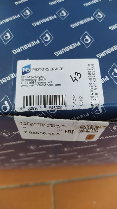 Bomba Combustível-Nova-Opel Corsa 1.3cdti