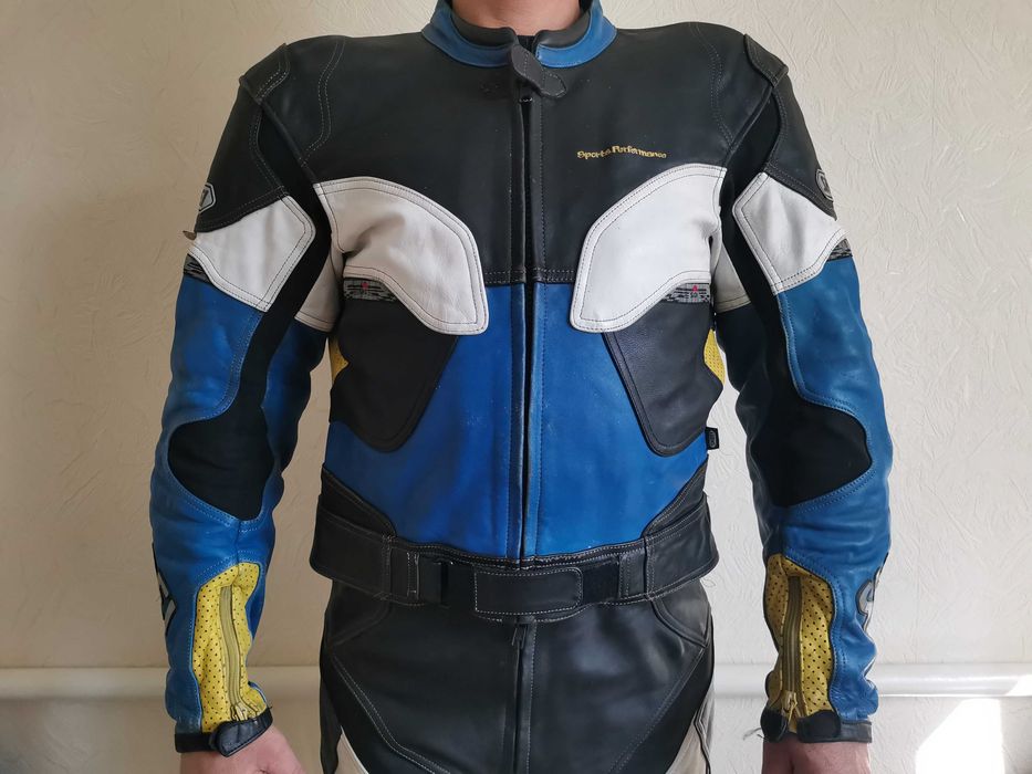 Мото костюм комбинезон куртка штаны защита размер 58
