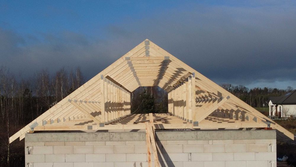 Wiązary dachowe produkcja, projekt , montaż z certyfikatem