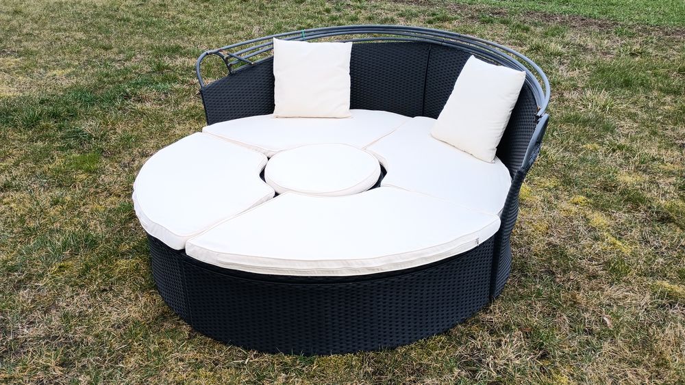 Wyspa kanapa ogrodowa technoratan rattan ratan