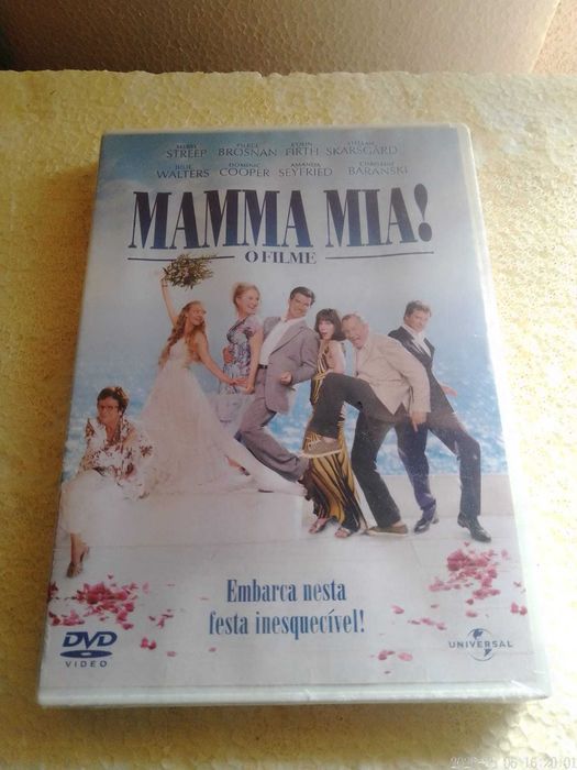 Dvd NOVO Mamma Mia - O Filme SELADO Meryl Streep Pierce Brosnan Leg.PT