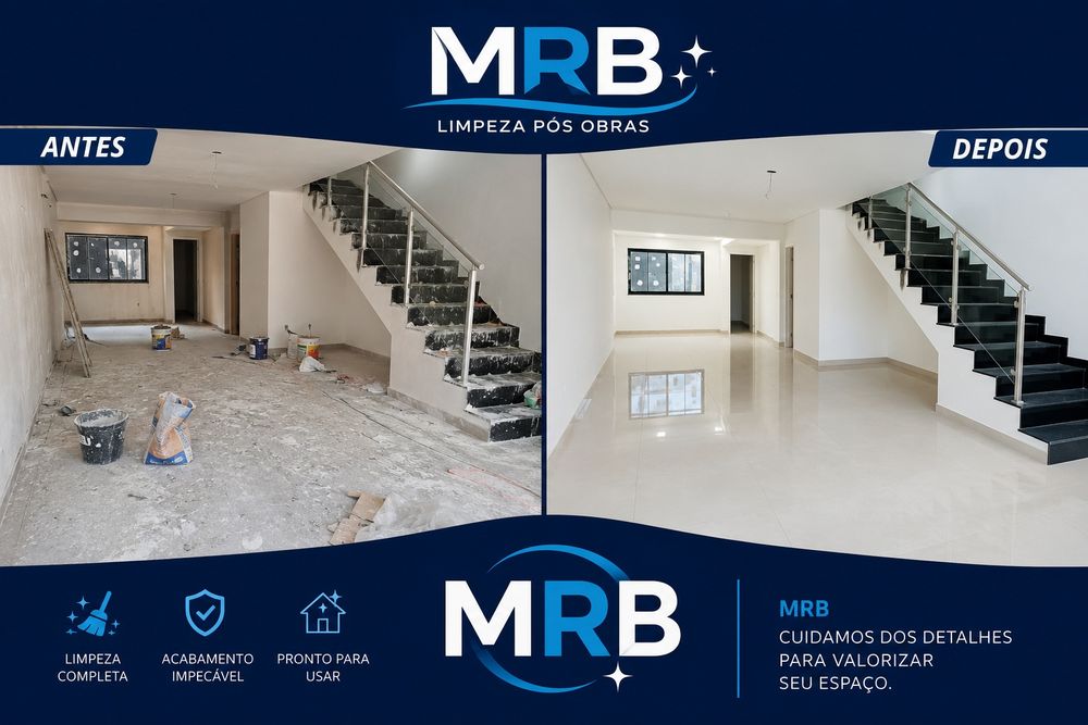 Limpeza pós obras, fabricas e residencial