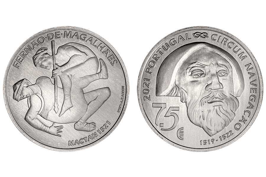 Moeda comemorativa 7,50 euros UNC desde