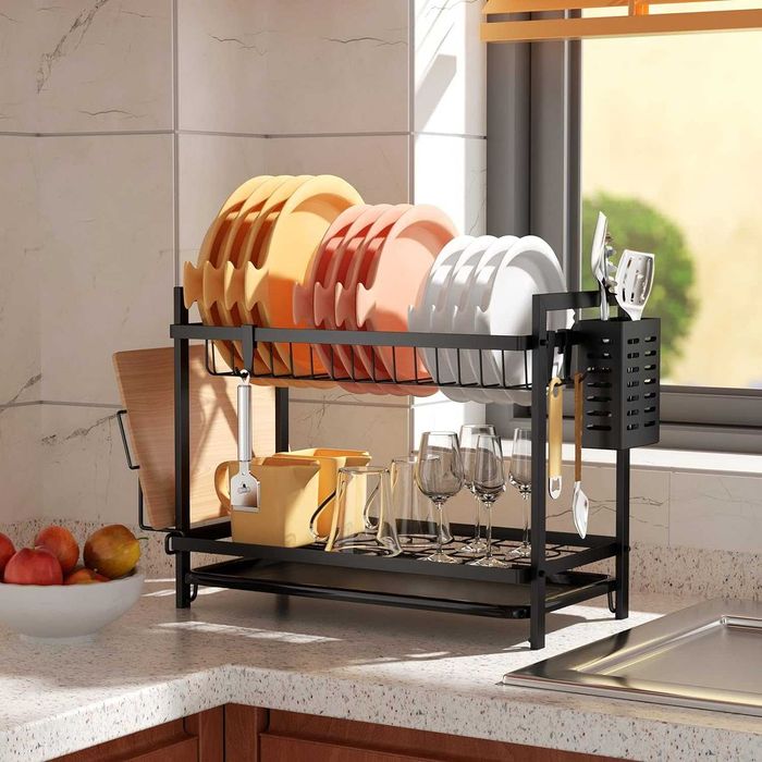 Escorredor de louça dois níveis 43,5 ×24 ×34 cm - NOVO - ENVIO GRÁTIS