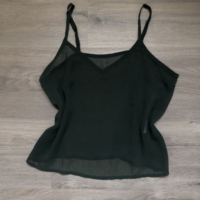 Blusa chiffon estampado bolinhas Pepe Jeans • Green chiffon blouse