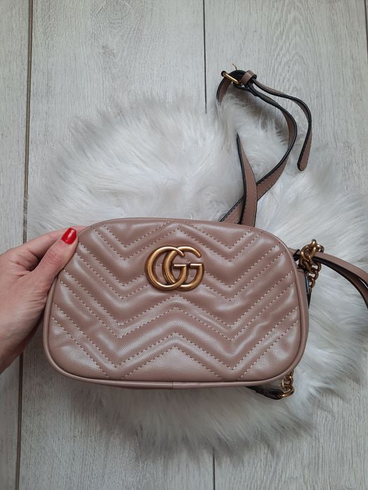 Beżowa Torebka GG gucci