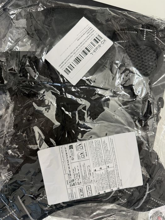 Arnês novo/selado preto TAM. L