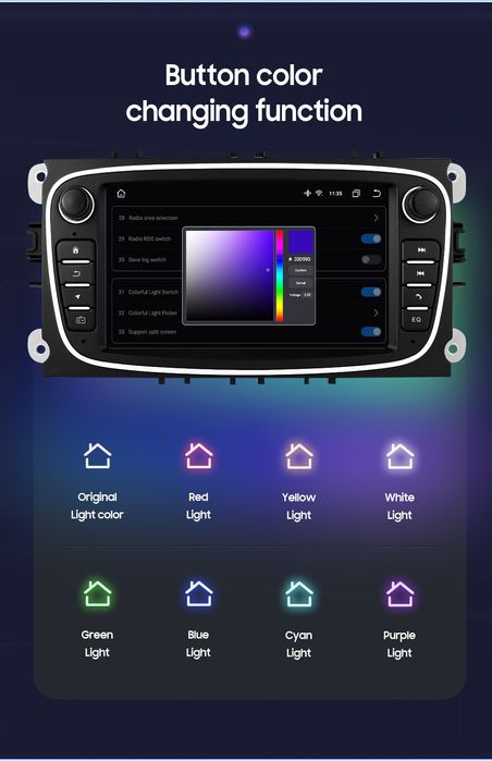 Radio Nawigacja Android 13 Ford Mondeo,Focus,S-Max,Galaxy,Kuga