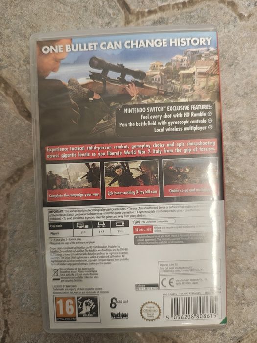 Gra SNIPER ELITE 4 Nintendo Switch